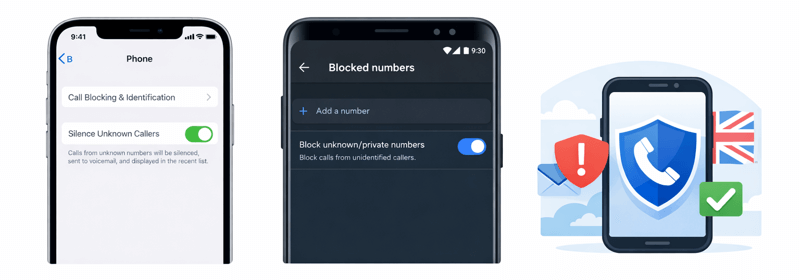 Bloquear Números Desconhecidos no iPhone e Android